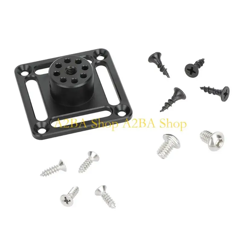 A2BA Multipurpose Mounting Plate 1/4 Thread Tripod Adapter For Lights And Cameras