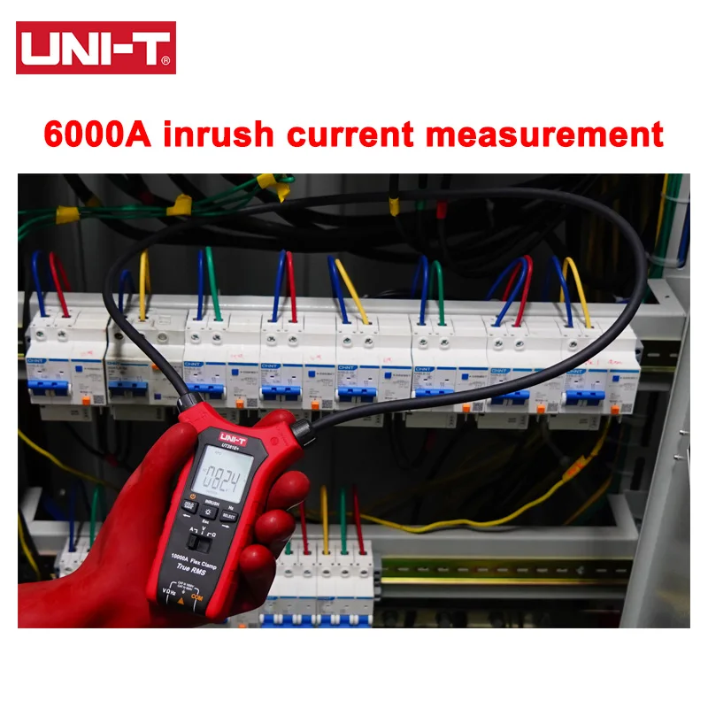 UNI-T UT281E+ 10000A デジタルフレックスクランプメーター 6000 カウント真の実効値マルチメーター電流計電圧計周波数計