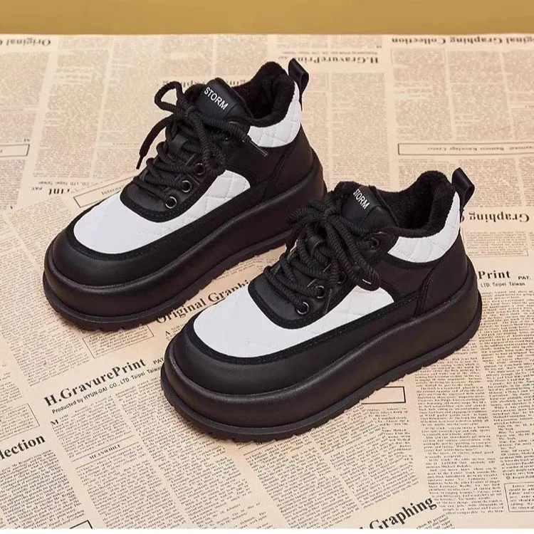 

Snow boots for women in the autumn and winter of 2025 new style with plush insulation sports and leisure shoes