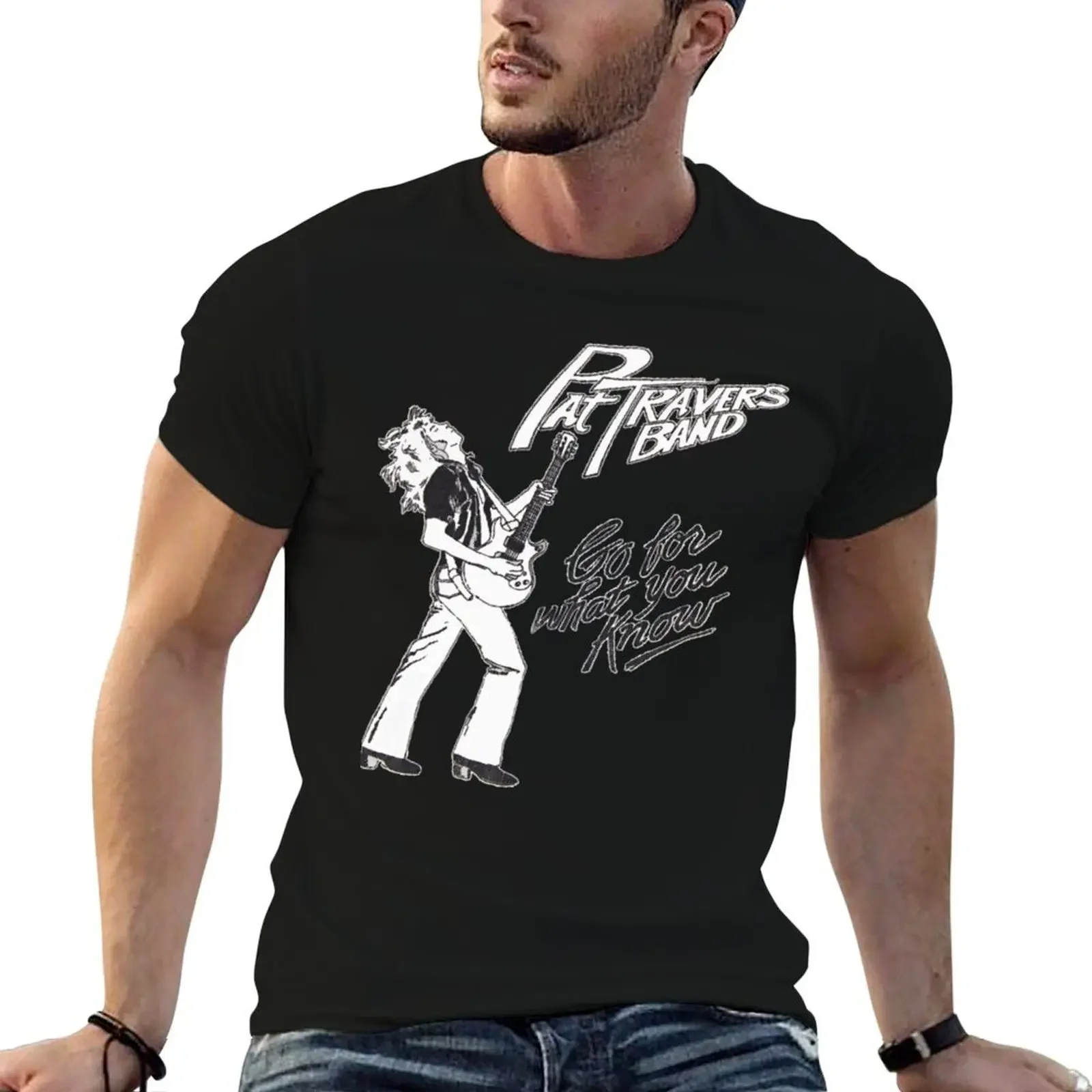 

pat travers band blues T-Shirt cheap stuff vintage clothes vintage t shirt men