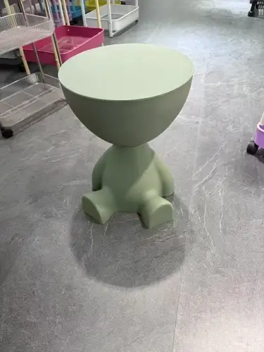1pc bear shaped plastic multifunctional bedside table, easy to assemble, suitable for living room and bedroom storage - Image 7