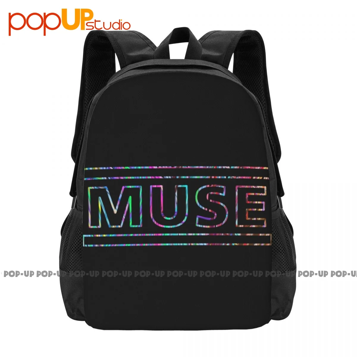 Muse Second Law Logo Backpack Large Capacity Fashion Shoe Bag Shopping Bag Multi-function