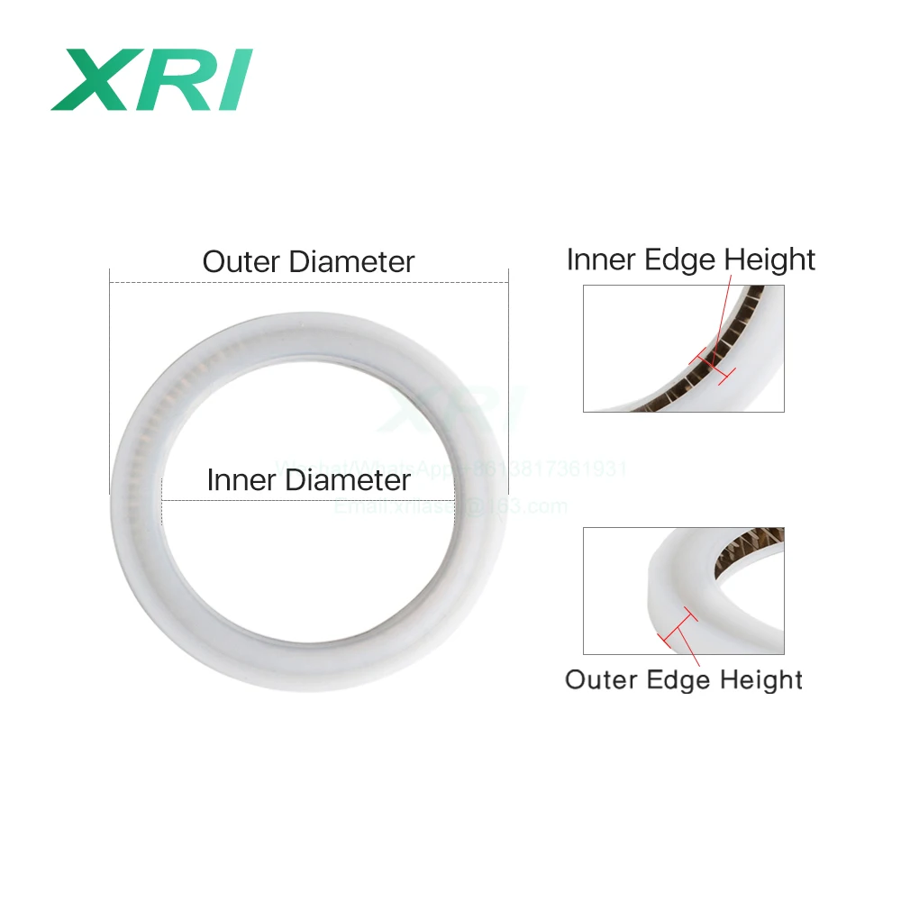 Laser Sealing Ring For Raytools 24.9x1.5 27.9x4.1 37x7mm Fiber Laser Head Protective Lens Laser Seal O-Ring Washer