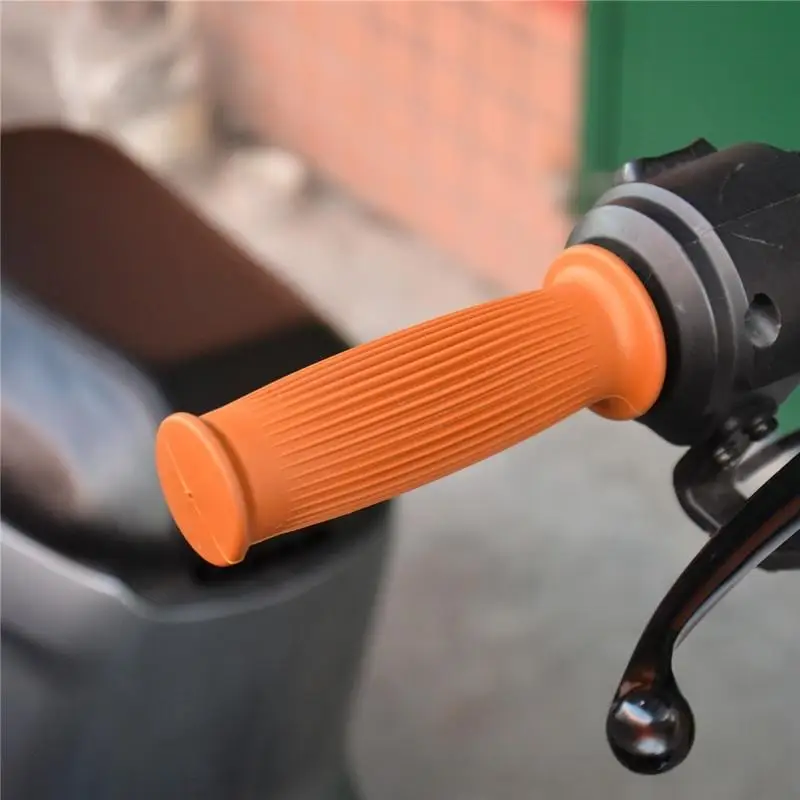 22MM Klassische Universelle Motorrad-Lenkergriffe Verschleißfester Gummi für Cafe Racer Motorrad-Zubehör – Detail 8