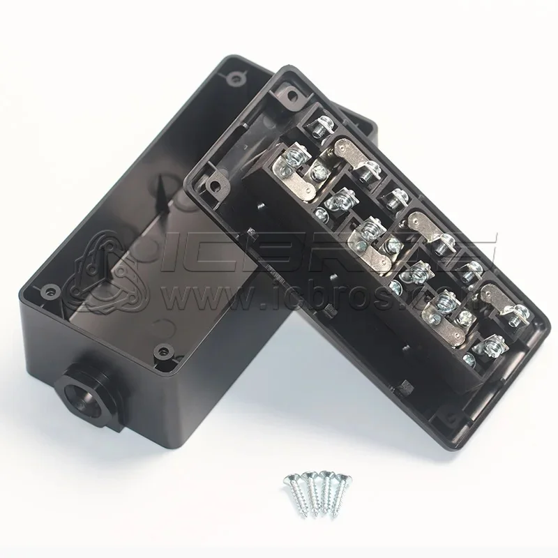 LA4-2H 3H Button Switch Power Supply Start Stop Self Reset Control Double Button Switch Box 5A 380V