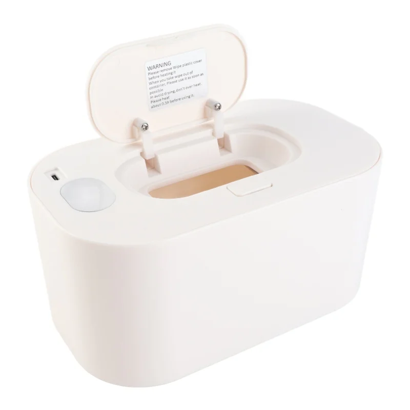 الطفل يمسح دفئا PP ذكي قابل للتعديل درجة الحرارة آمنة للاستخدام سيارة الرضع مناديل سخان