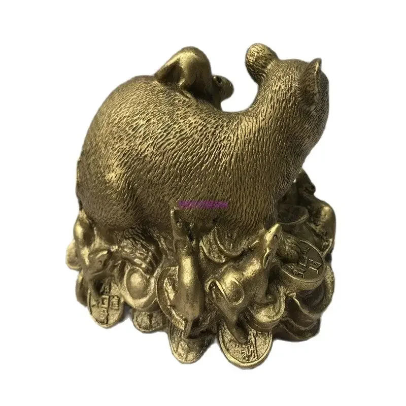 Chinese Bronze Decoration Statue Of A Money Mouse Statue