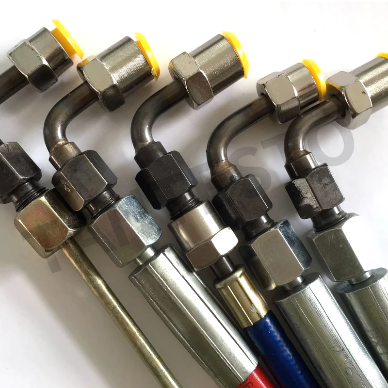 

M14-12/14/16/18/20 Калибровка насоса Стенд для проверки впрыска дизельного топлива Масляная труба Переменный диаметр Соединение 2500 бар Устойчивость к давлению