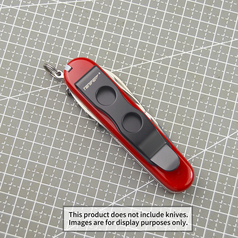 Tonife Attachable Pocket Clip for Smartphones GPS Walkie -Talkie Hip Clip Phone Clip for Belt Holster Stainless Steel Adhesive