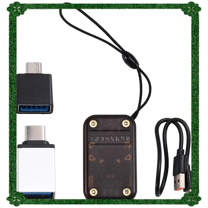 Dostawa w 24 godziny Chameleon V2.0 Emulator czytnika inteligentnych chipów RFID Chameleon NFC Duplikator + 2 breloki XUID/karta CUID 125K 13.56M C