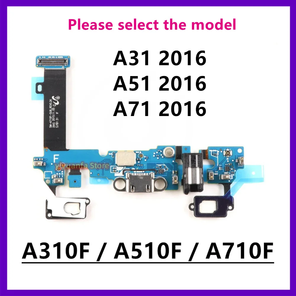 Cabo Flexível de Carregamento USB para Samsung Galaxy A3 A5 A7 2016 A310 A510 A710 Reparação