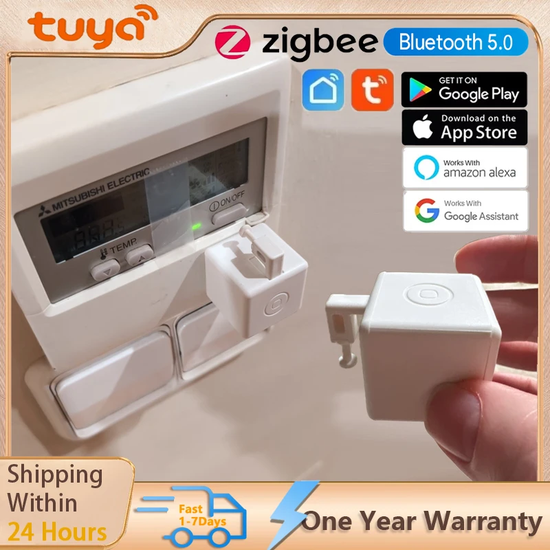 

Tuya Zigbee/Bluetooth Smart Touch Fingerbot Plus Robot Button Pusher Arm Switch fingerbot smart life Voice Control finger robot