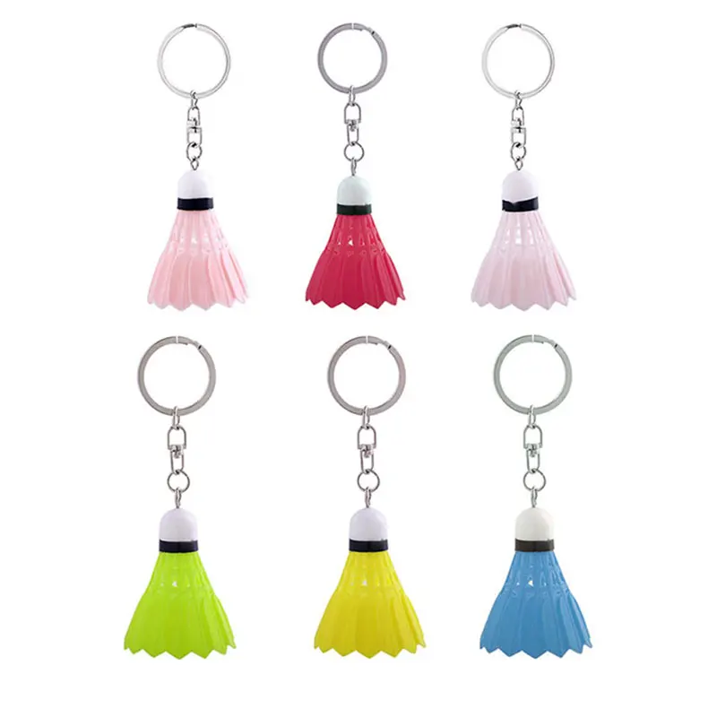 30Pcs Badminton Keychains Sports Balls Keychains Christmas Birthday Keychain for Backpack Purse Luggage Party Bag Gift Fillers