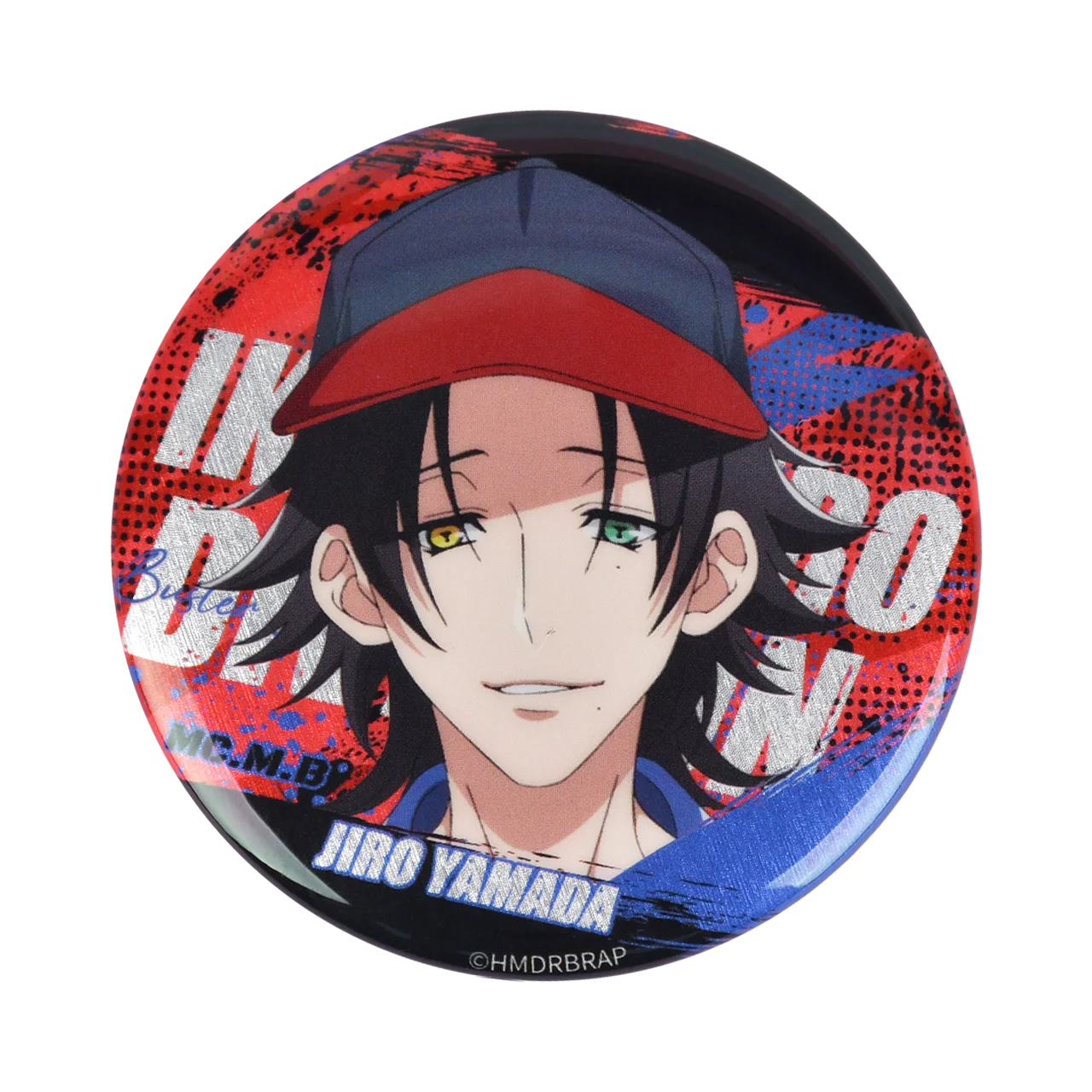 58mm Anime Hypnosis Microphone Division Rap Battle DRB Aohitsugi Samatoki Cosplay COSTUME Badge Pin SPTE Tinplate Brooch﻿ Prop