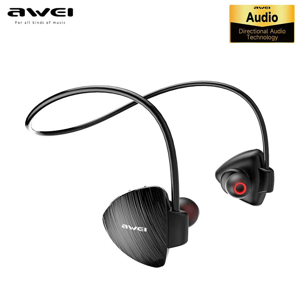 

Awei A847BL Wireless Bluetooth Sport Earphones HD Sterep Sound Neckband With Microphone For IPX4 Waterproof Running Earphone