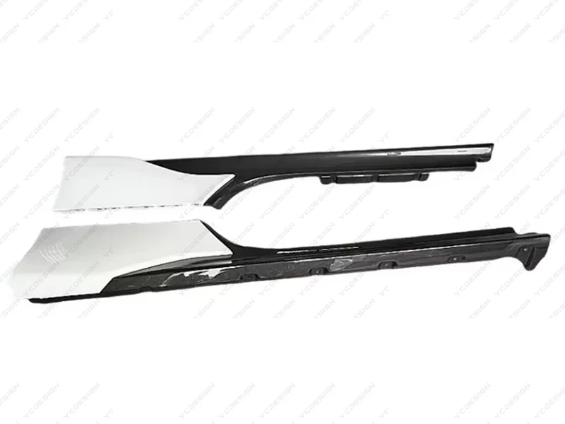 

Car Perfect Fit DCF Dry Carbon Fiber Sie Skirts OEM Style fit for 2020-2022 Ferrari SF90