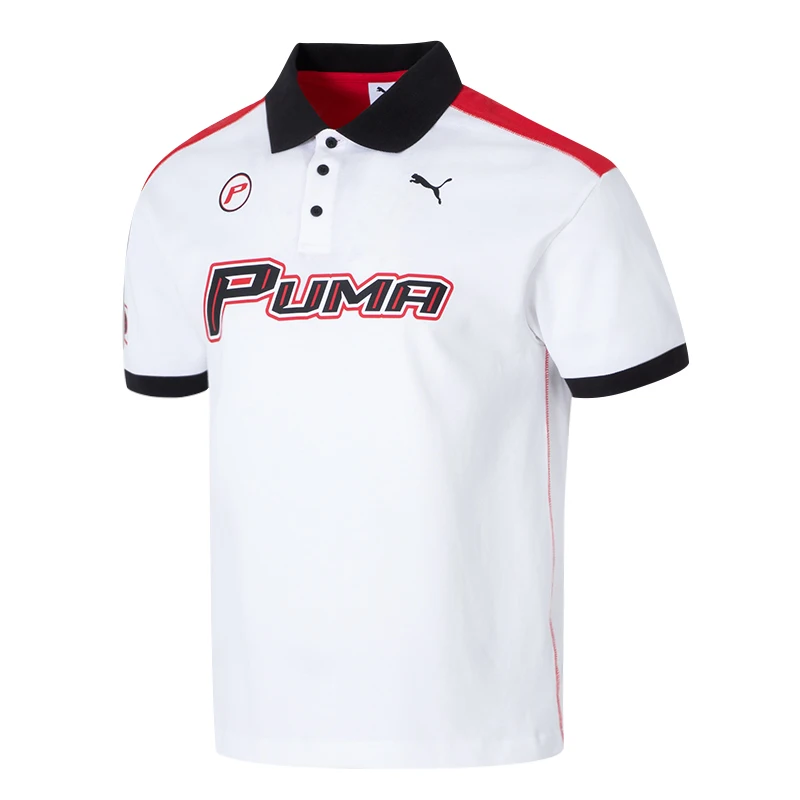 

Puma Moto Ss Polo Мужская и женская рубашка поло в одном стиле для пар Деловая спортивная футболка Дышащая удобная повседневная рубашка с половиной рукава 633644-02