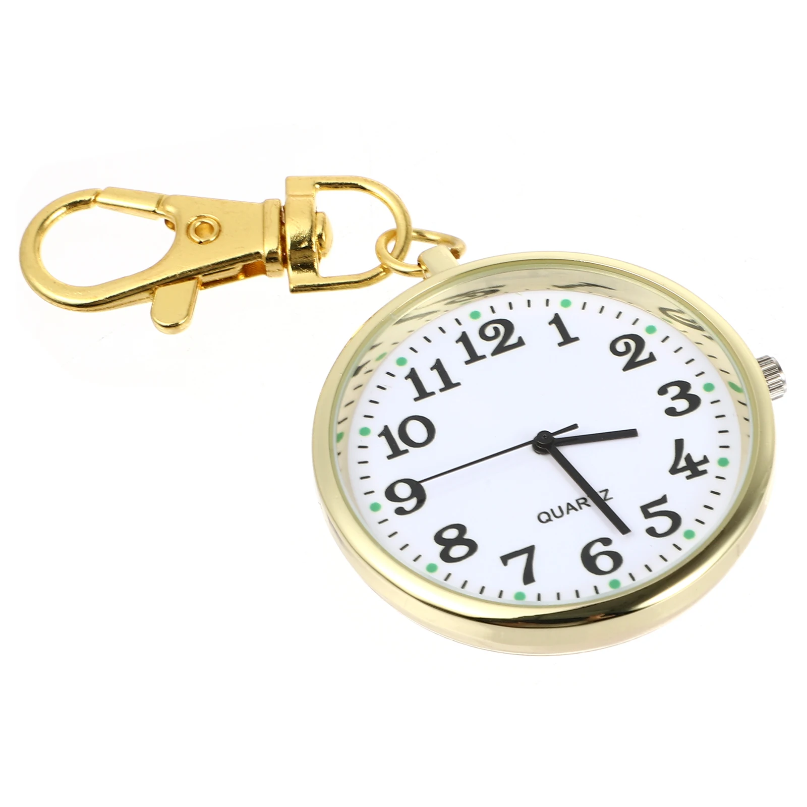 

Luminous Pocket Watch Keychain Night Glow Hanging Watch Unisex Watches Gifts Material Lightweight
