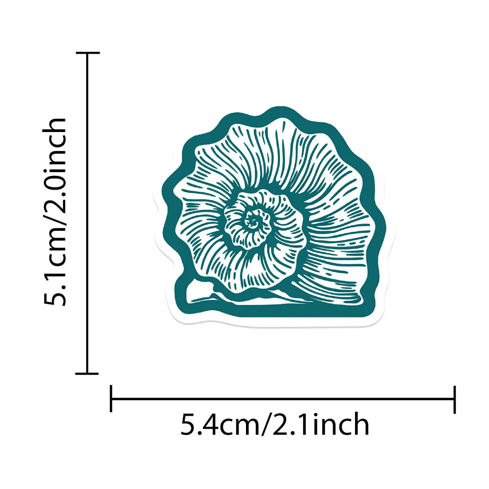 10/30/50pcs Del Fumetto Mediterraneo Oceano Blu Del Fumetto Degli Autoadesivi Decalcomanie FAI DA TE Del Computer Portatile Del Telefono Del Diario Frigo Decorazione adesivo giocattoli per bambini
