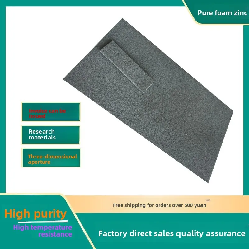 

Pure Zinc Foam Electrode Porous Sponge Zn Ni Alloy 0 5 1 7mm Thick Fuel Cell Metal Zinc Foam Strip