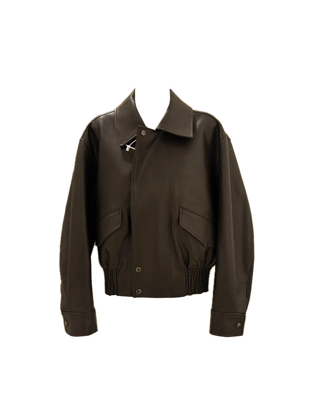 レトロブラウンレザージャケット ルーズフィット ショートPUコート デザインセンセーション 高品質 ユースファッション 長袖 ジッパー開閉