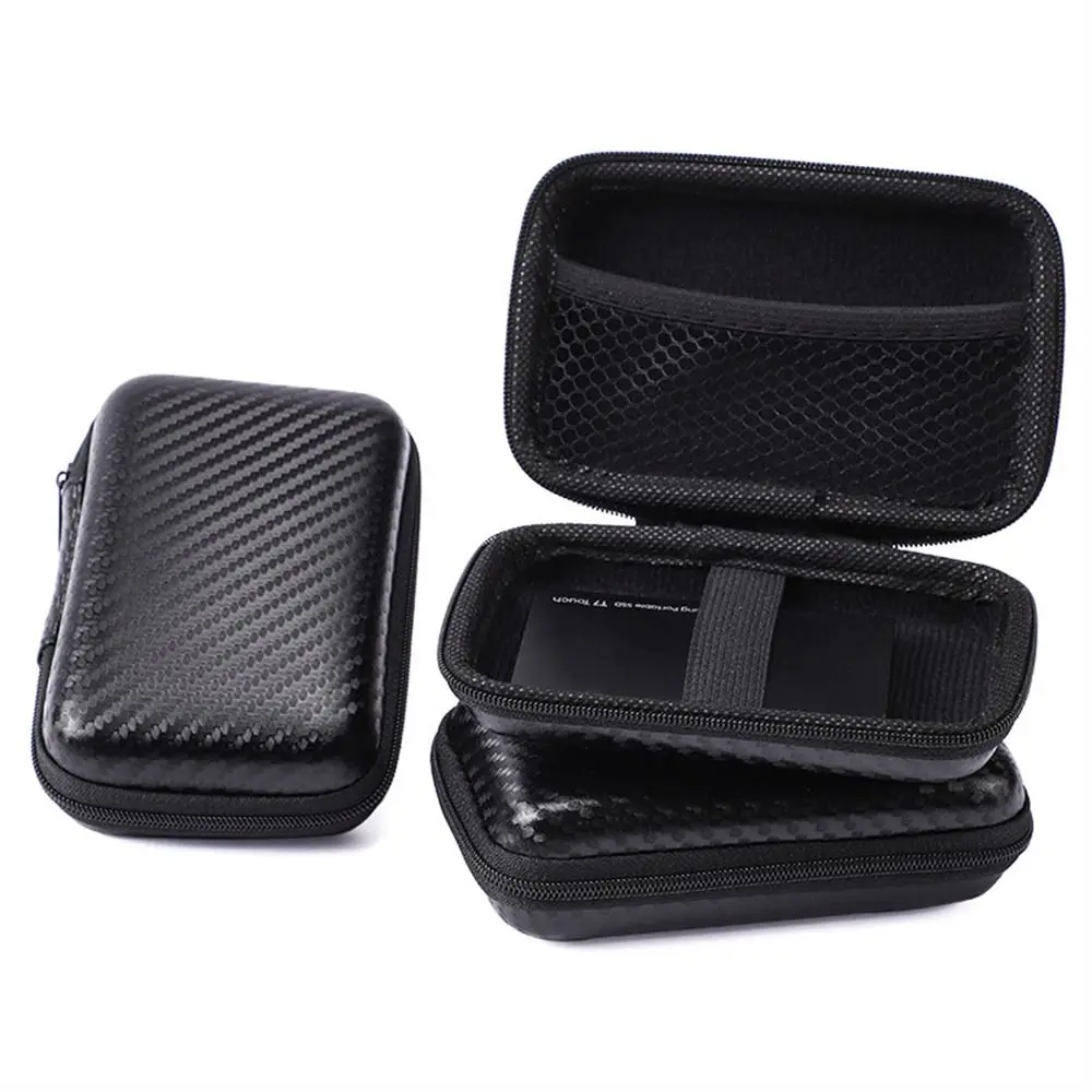 Storage Box Storage Pocket Pouch Zip Lock Case Data Cable Bag Mobile Hard Disk Case EVA Zipper Bag Charger Protection Bag