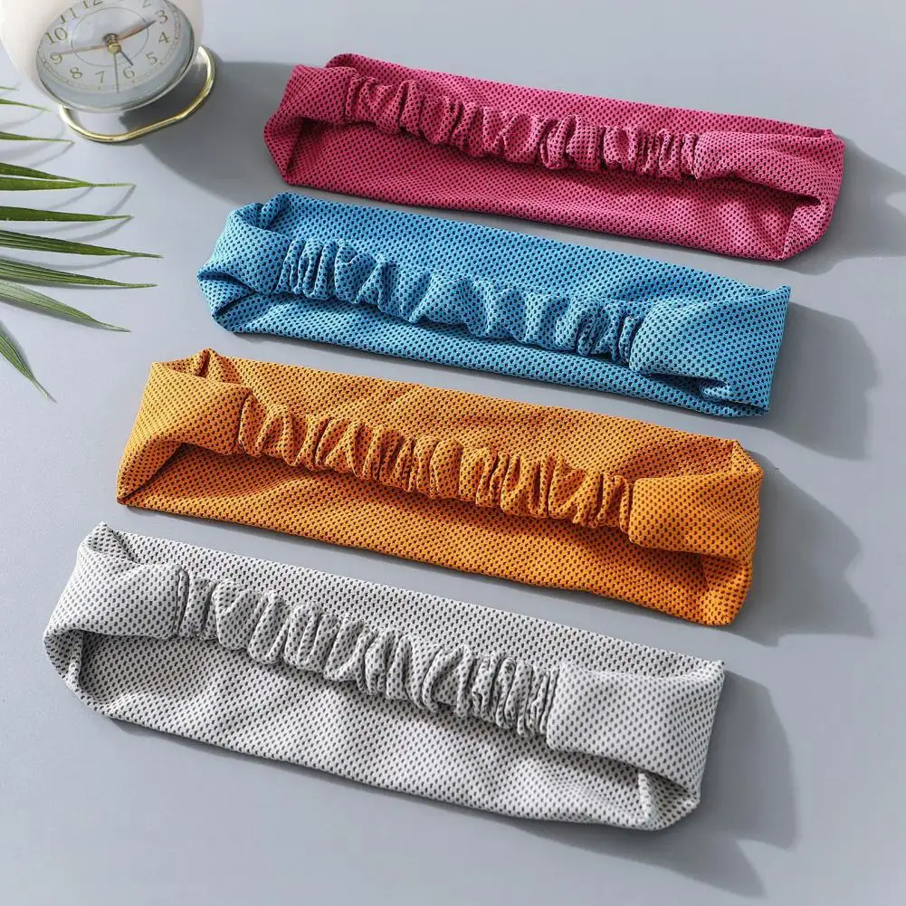 

Quick-dry Sweatband Moisture-wicking Sports Headband for Men Women Durable Sweatband for Running Cycling Football for Active