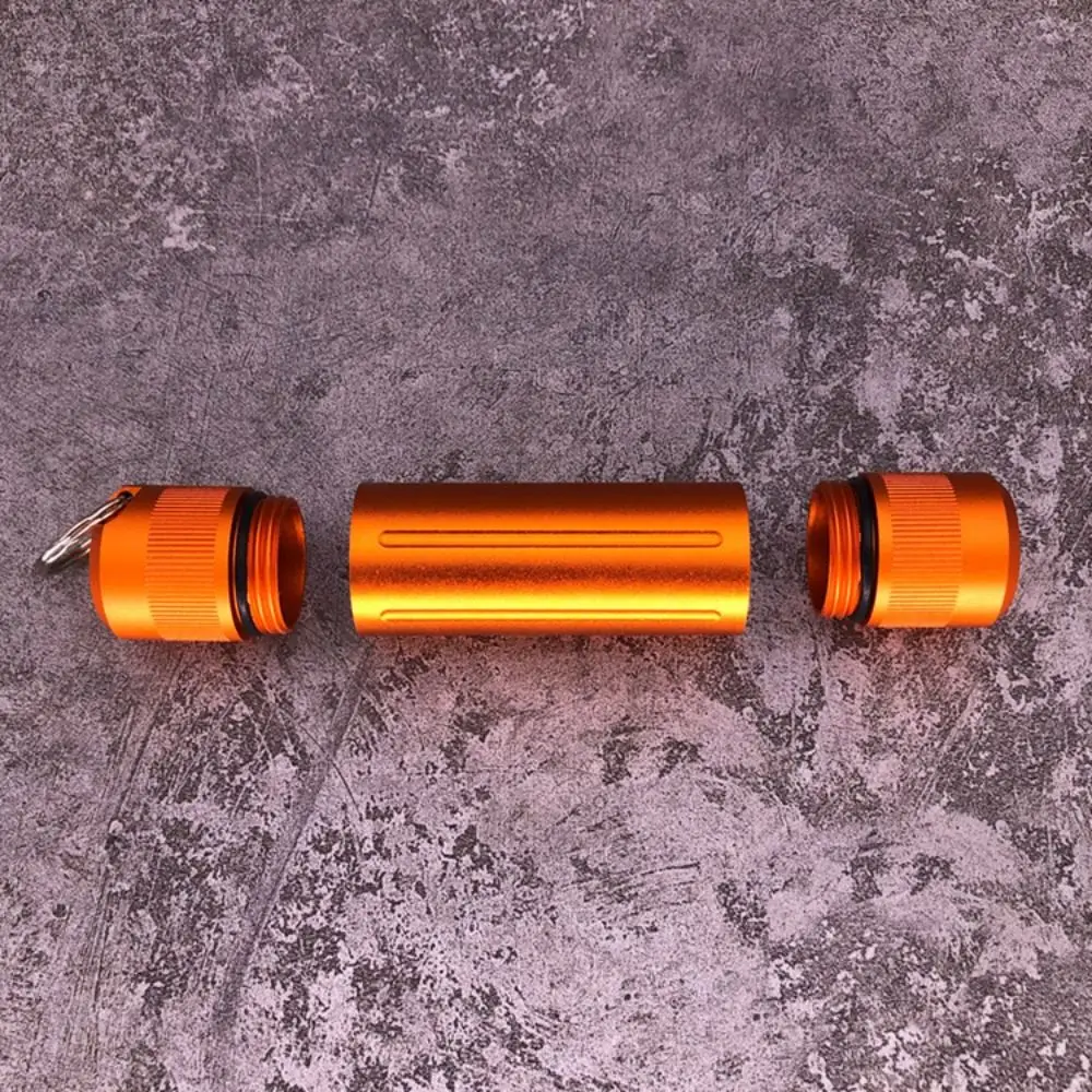 Reise-Werkzeugbox Wasserdichte Outdoor-Werkzeugbox Schlüsselanhänger EDC-Werkzeug Wasserdichte Flasche Outdoor-Pillendose Wasserdichter Kanister Dichtflasche – Detail 10