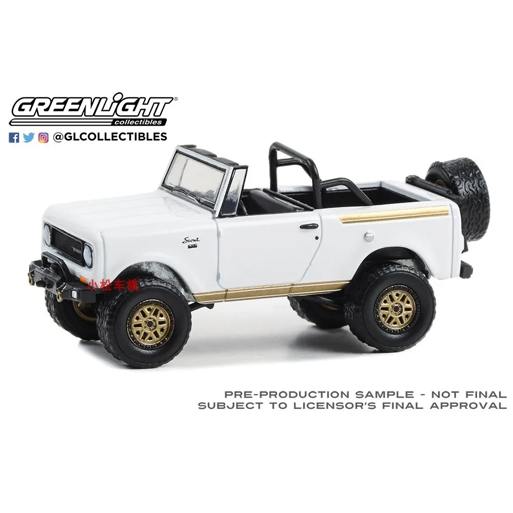 

1:64 All Terrain Series 15-1970 Harvester Scout and Off Road Section Advanced Car Model Collectibles
