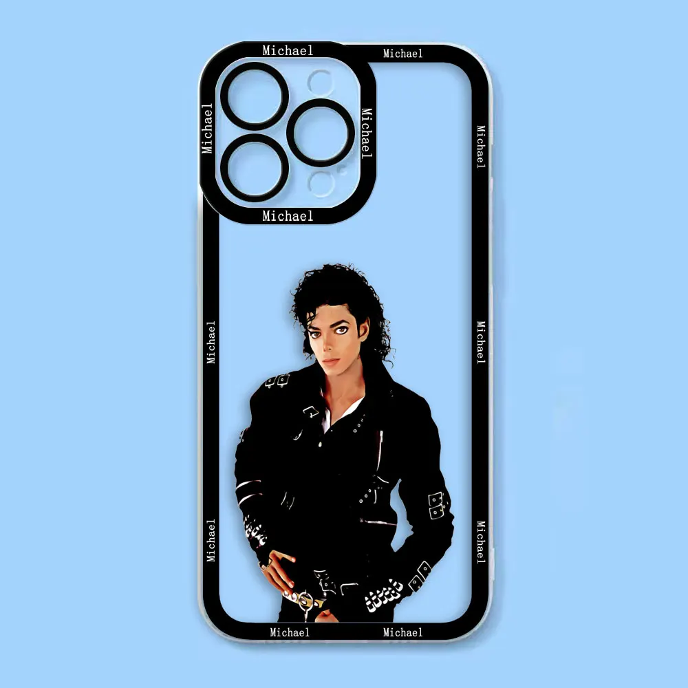 Dancer m-Michael j-Jackson Cover Clear Phone Case For iPhone Apple 17 AIR 16E 16 15 14 12 13 11 Pro 8 7 Plus Max Case DIY Shell view 6