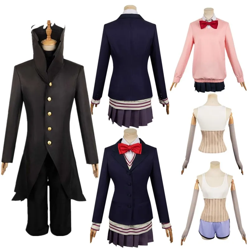 Momo Ayase Cosplay Anime Dandadan Ken Takakura Aira Shiratori Seiko Ayase Costume Uniform Outfits Halloween Carnival Party Suit