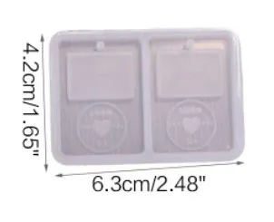 Silicone Quicksand Shaker Mold for DIY Jewelry Making
