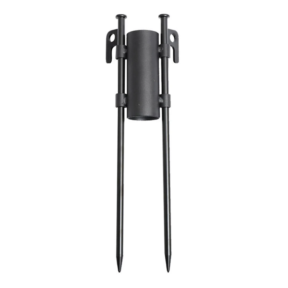 Tent Poles Heavy Duty Metal Parasol Base Portable Sturdy Camping Rod Holder Beach Fishing Umbrella Anchor Outdoor Accessories