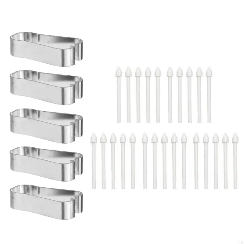 U2JE 25Pcs/50pcs Pen Nibs for Tab S7+ S23 NOTE10 20 Pen Tip with Removal Tweezer Easy Installation