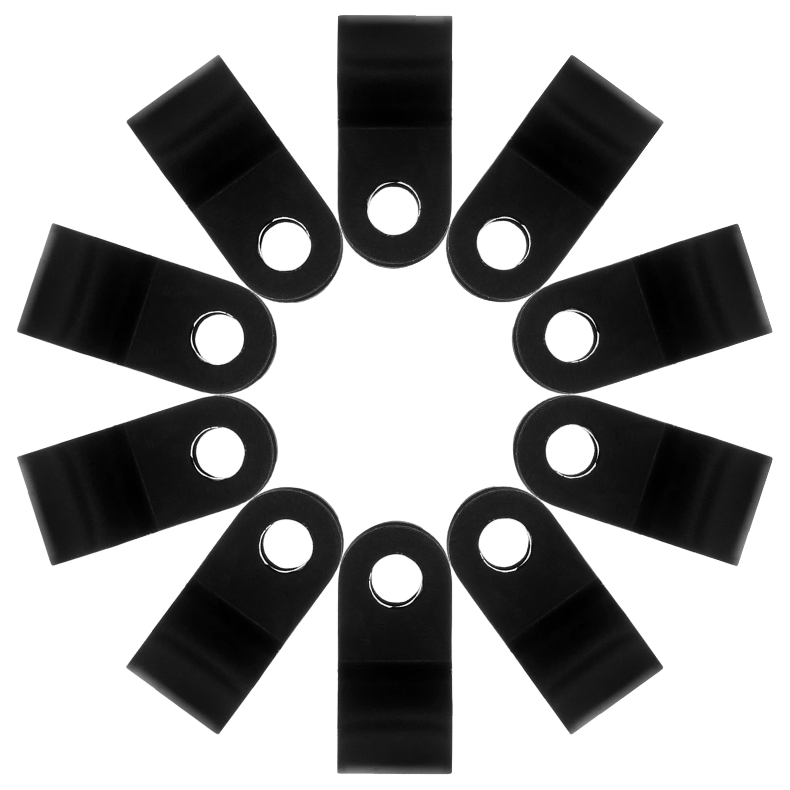 

100Pcs R-Type Nylon Cable Clamps Insulated Wire Holders Cord Clips Wall Cable Organizer Wire Clips Rope Clamp R-Type Clip Clamp