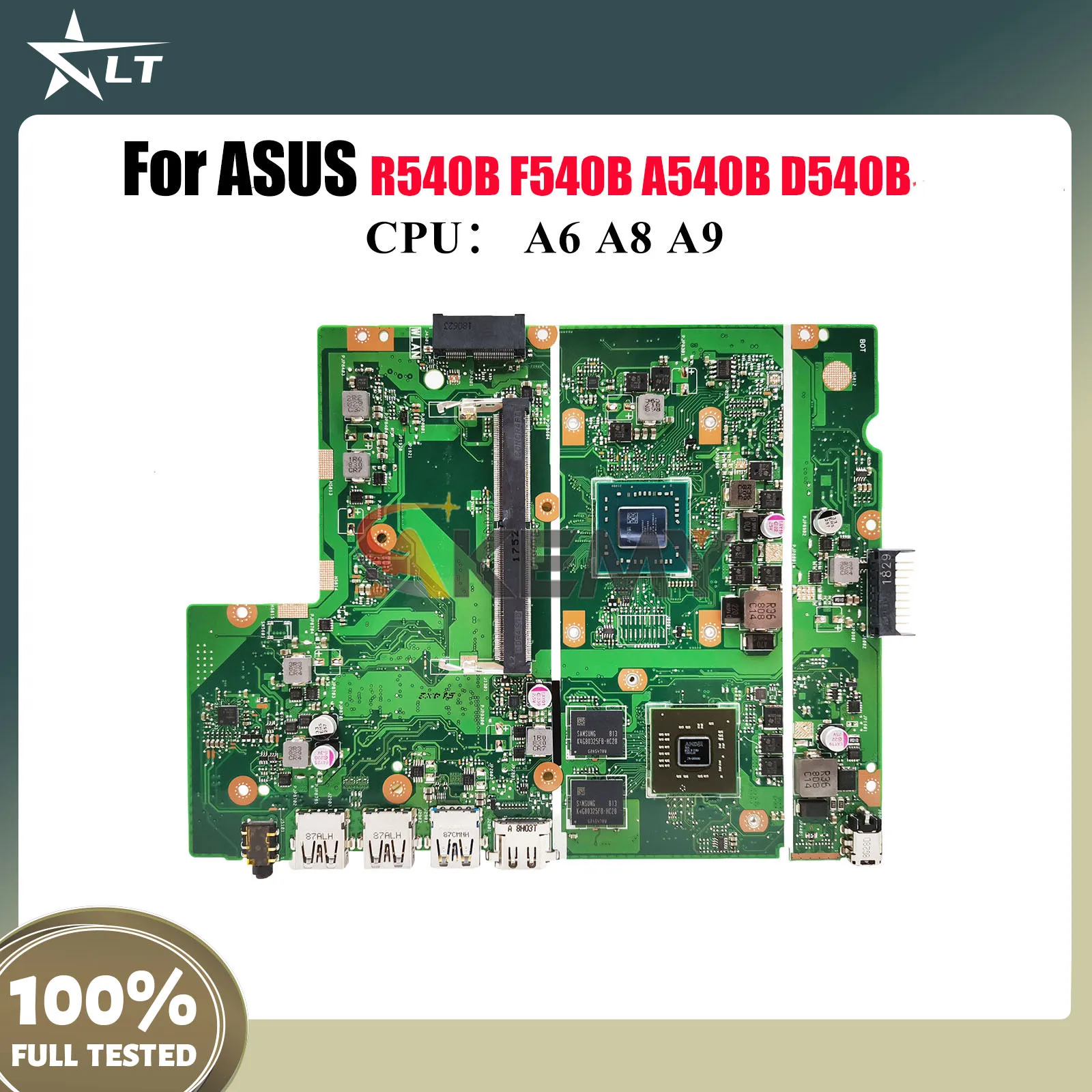 

X540BP Laptop Motherboard For ASUS VivoBook X540BP F540B R540B X540B D540B A540B Mainboard With A6 A8 A9 CPU 100% tests OK stk