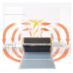 Maxkasko ısıtma filmi ve 400w / m2 genişliğinde 50 cm'ye kadar sıcak elektriğe sahip uzak kızılötesi sıcak zemin sistemi, ısıtma için 220 mat sac ısıtıcı, ev yapımı 8 ana satış kat kiti-no. 7