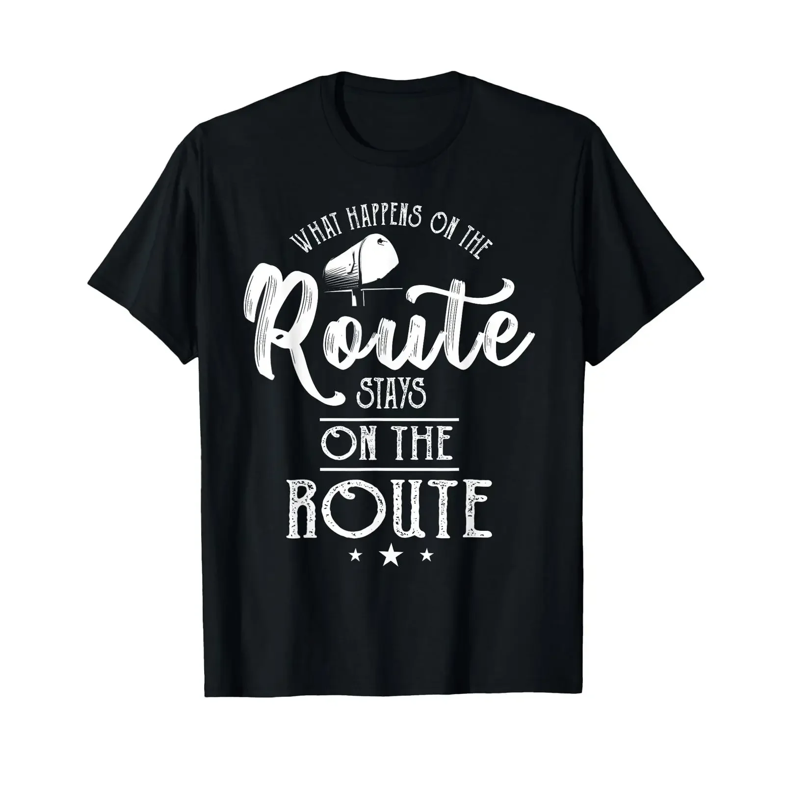 Lustiges Postboten-T-Shirt im Vintage-Look für den Alltag, Designerkleidung, bequem und leicht.