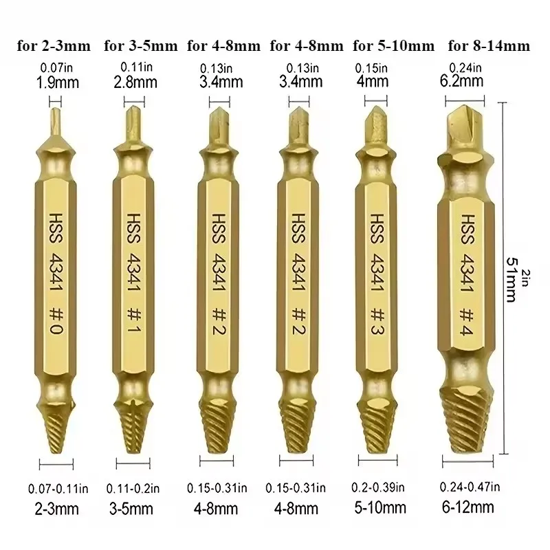 Zestaw wiertarski do usuwania uszkodzonych, zerwanych śrub, wykrętak do usuwania uszkodzonych, zerwanych śrub i śrubokrętów, łatwe usuwanie, narzędzia do demontażu.