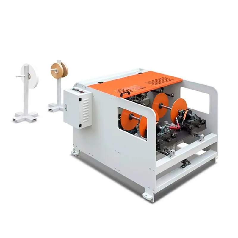 Factory Direct Sale Paper Bag Rope Rewinder Machine Automatic Twistes Paper Rope Machine