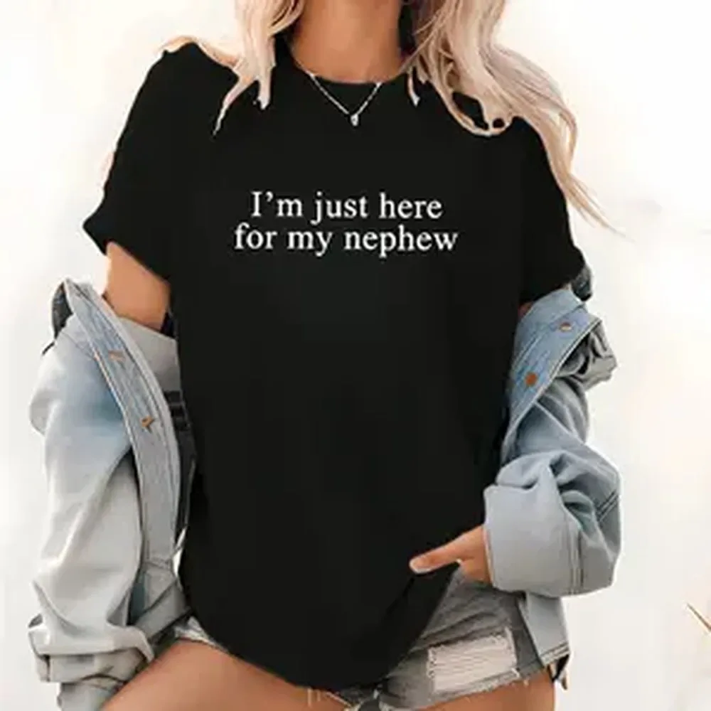 I'm Just Here For My Nephew Shirt, New Future Aunt T-shirt, Cute Auntie Graphic Tee, Funny Titi Clothingstreetwear, shop deals, summer outfits, guys gifts, summer clothes, gifts for him, graphic tee, men's shirts, t shirt, cl