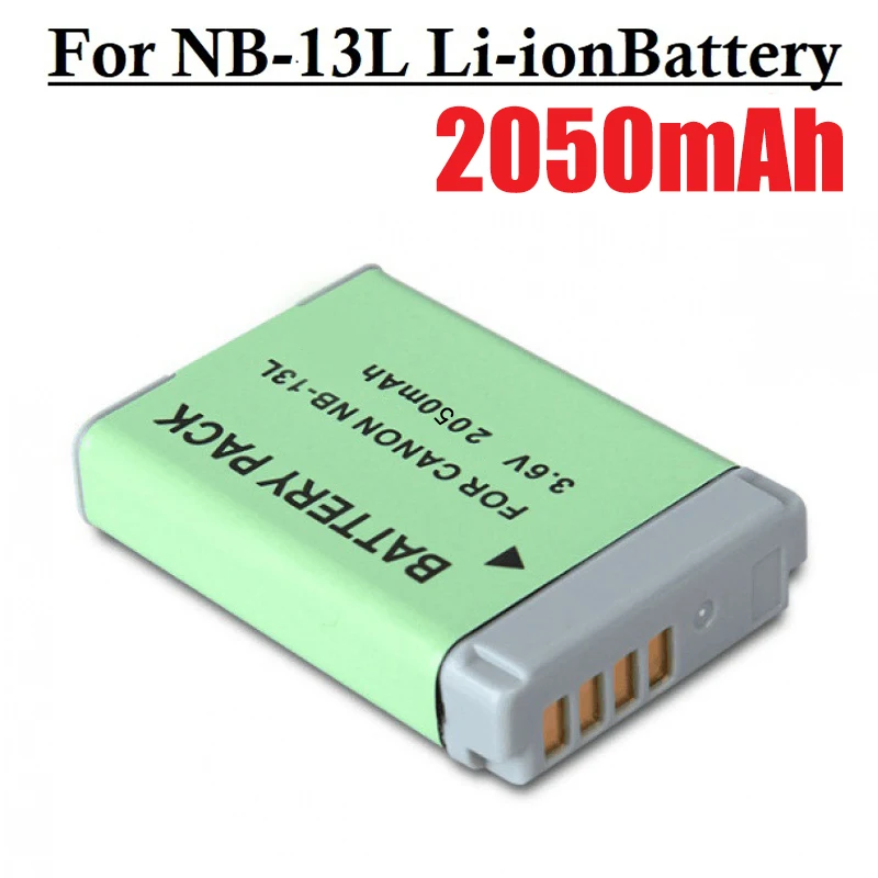 Original 2050mAh nb-13l Batteries For Canon Powershot G5X G7X G9X G7X Mark II SX620 HS SX720 HS SX730 HS G9X Mark II  SX740 HS