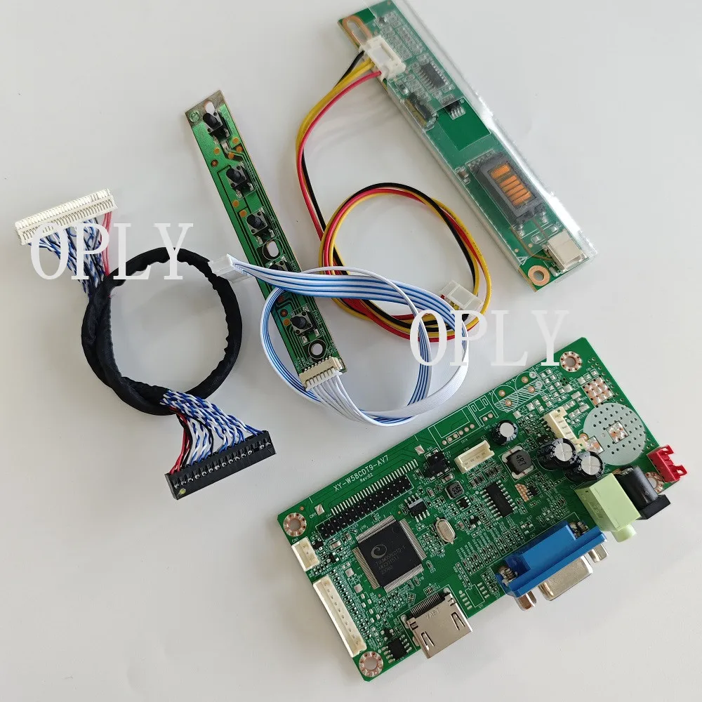 Funciona para N154I2-L02 N154I2-L01 N154I2-L03 N154I2-L04 N154I2-L05 1280X800 painel LCD compatível com HDMI placa de driver de controlador VGA