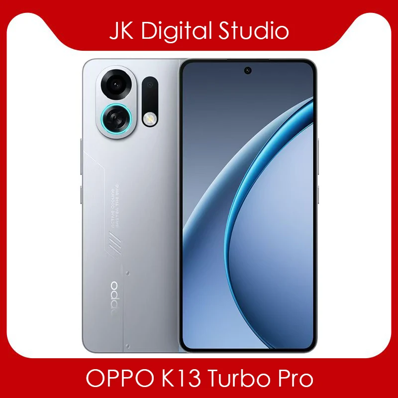 هاتف جوجل بلاي OPPO K13 Turbo Pro 5G بشاشة 6.8 بوصة AMOLED Snapdragon8s Gen4 7000Mah 80 وات SuperVOOC كاميرا 50 ميجابكسل NFC OTA