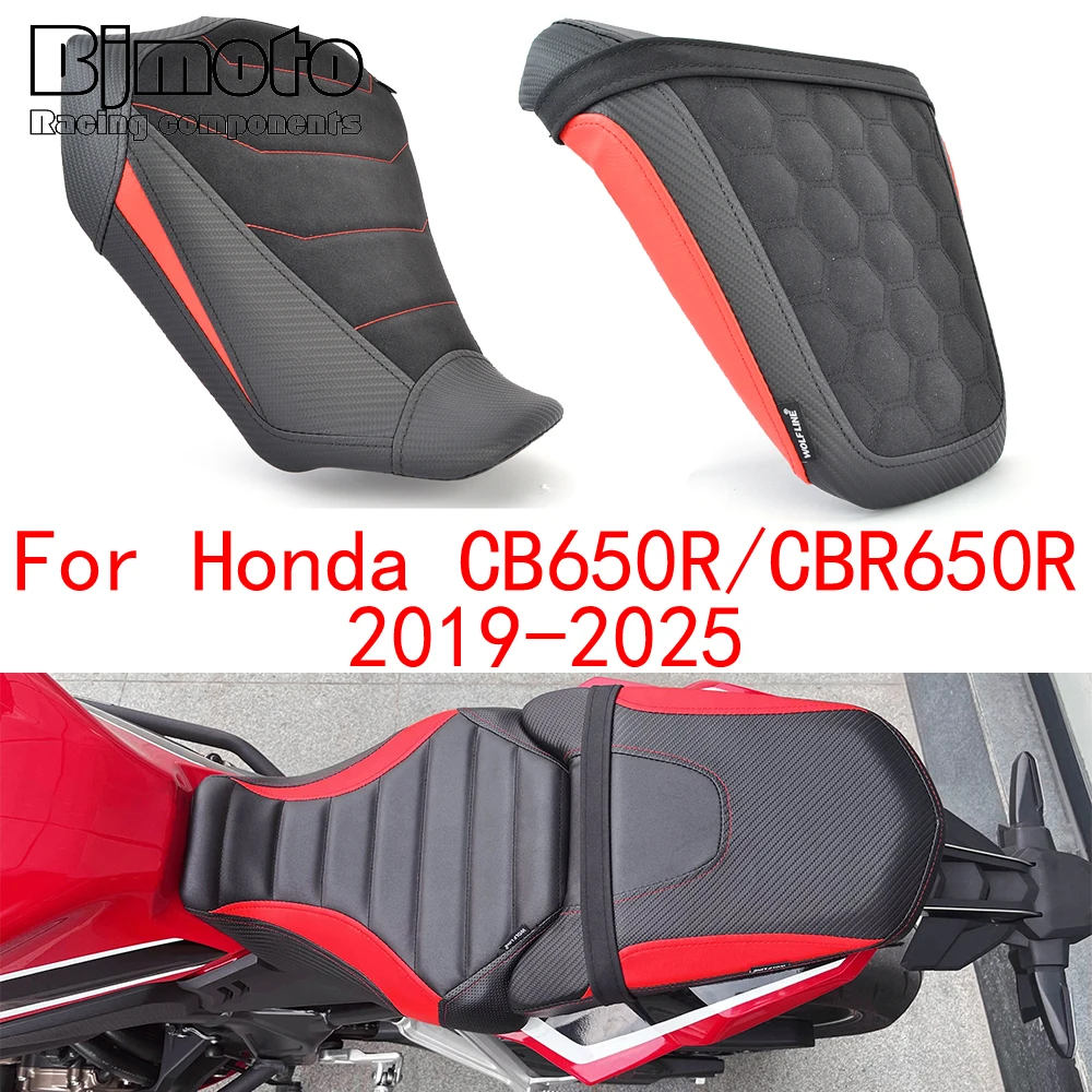 

CB CBR 650 R 2025 Front Rear Passenger Seat For Honda CB650R CBR650R CB-650R CBR-650R 2024 2023 2022 2021 2020 2019