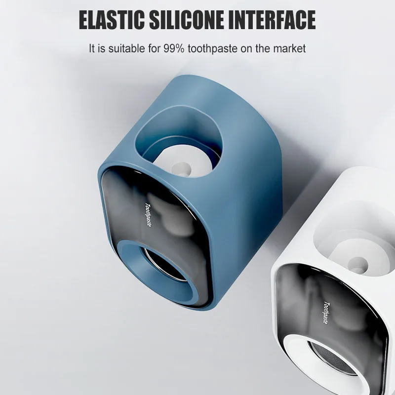 Automatic Toothpaste Dispenser Wall Mounted Lazy Toothpaste Squeezer Punch-Free Toothpaste Holder Bathroom Accessories