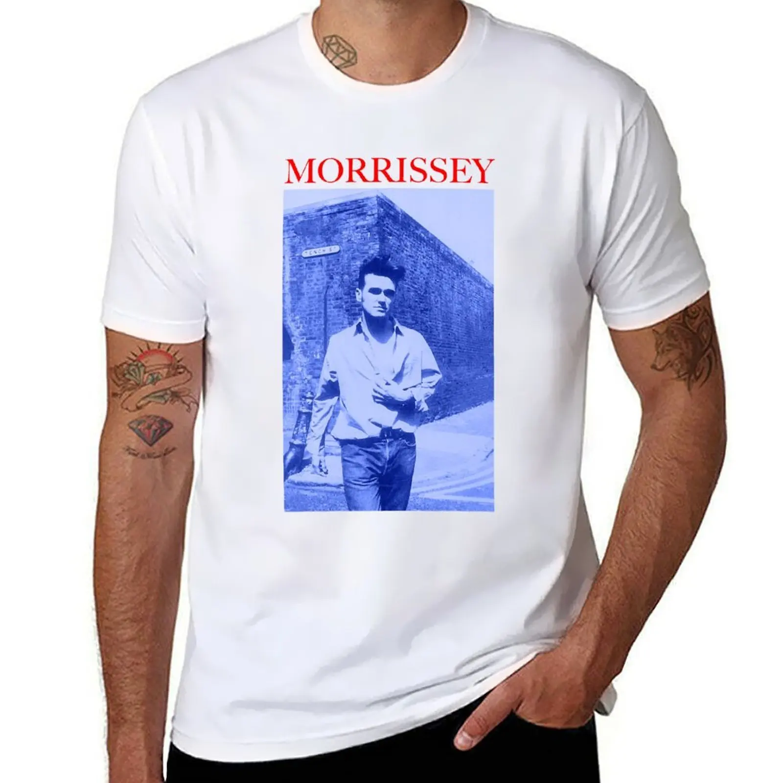 

Gift Idea Morrissey Silkscreened 1992 North American Tour Gift For Birthday T-Shirt man t shirt graphic T-Shirt