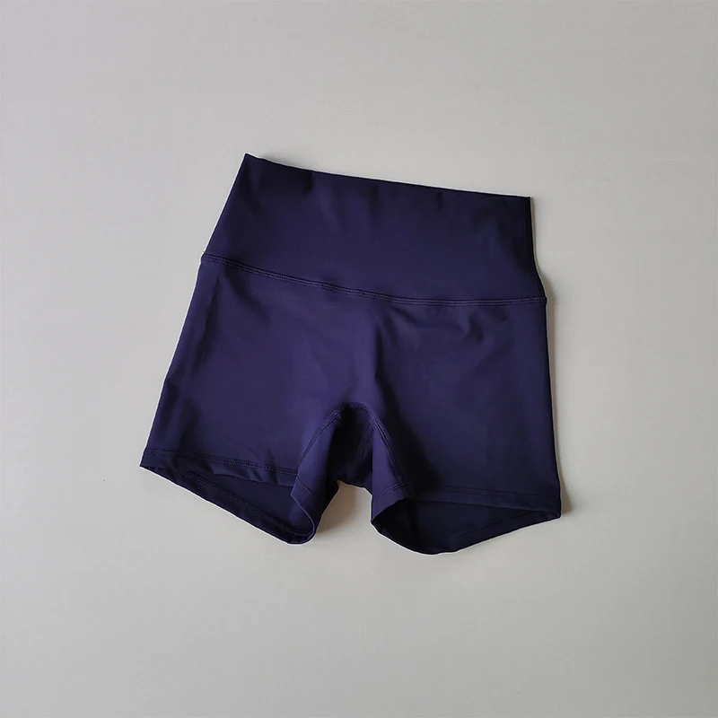 Yoga-Sportshorts, eng anliegende, elastische Dreiteilhose, hautfreundliches Gefühl, hohe Taille, hüftformend, schnelltrocknende Yoga-Hotpants – Detail 8
