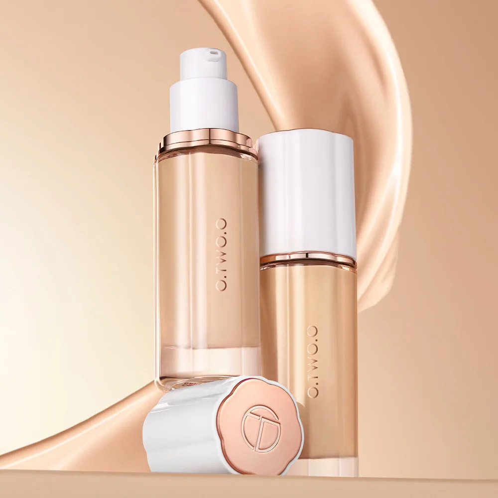 30ml Mist Lock Makeup Foundation Sheer Long Lasting Hydrating Matte Liquid Foundation Non Fade Brighten Complexion Face Base