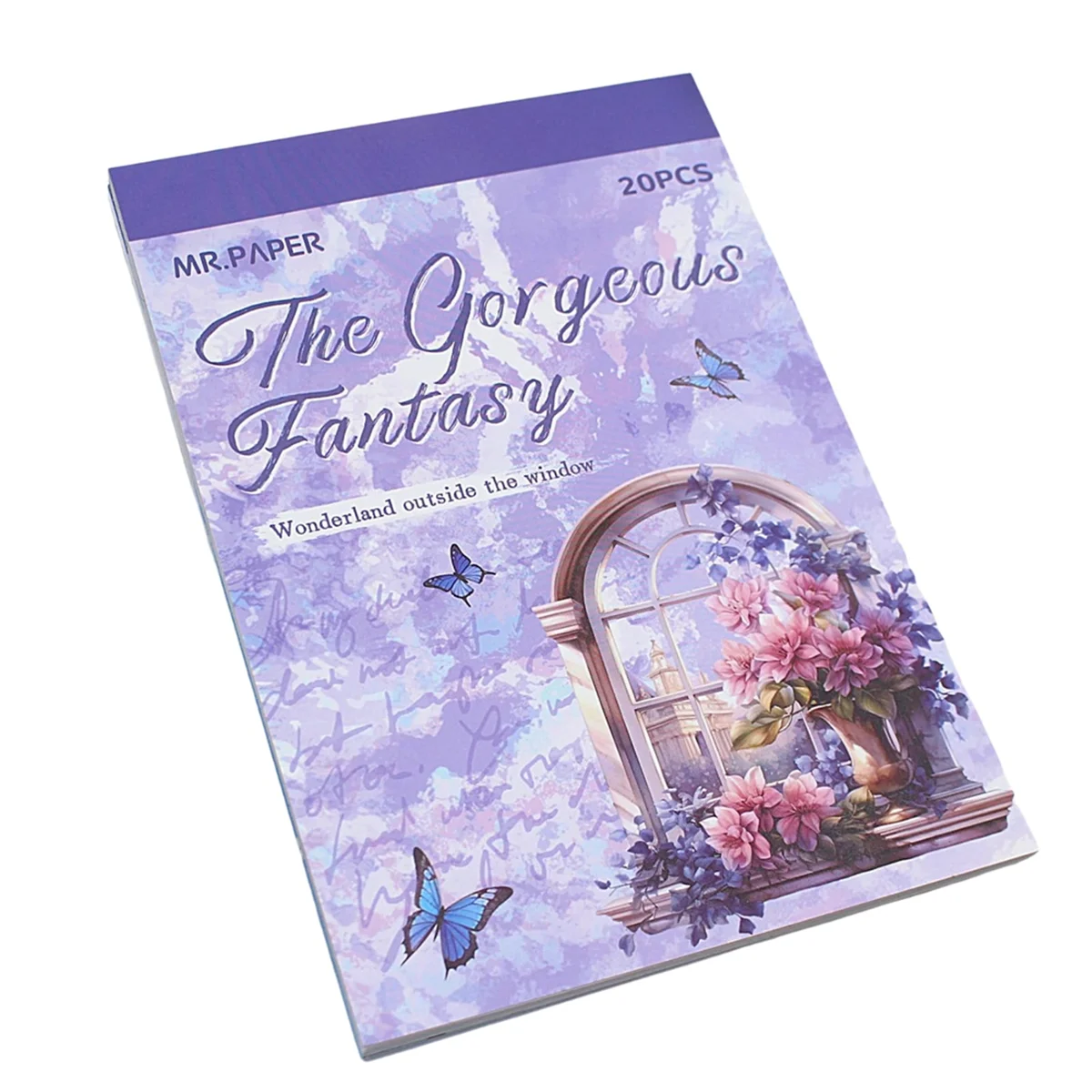 

T36C Предварительно вырезанная книга-наклейка для ведения журналов, двойные материалы, декоративная рамка для скрапбукинга, 20 листов, окно